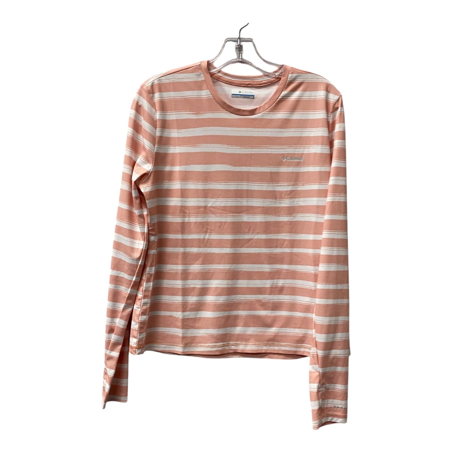 Athletic Top Ls Collar By Columbia In Orange, Size:L