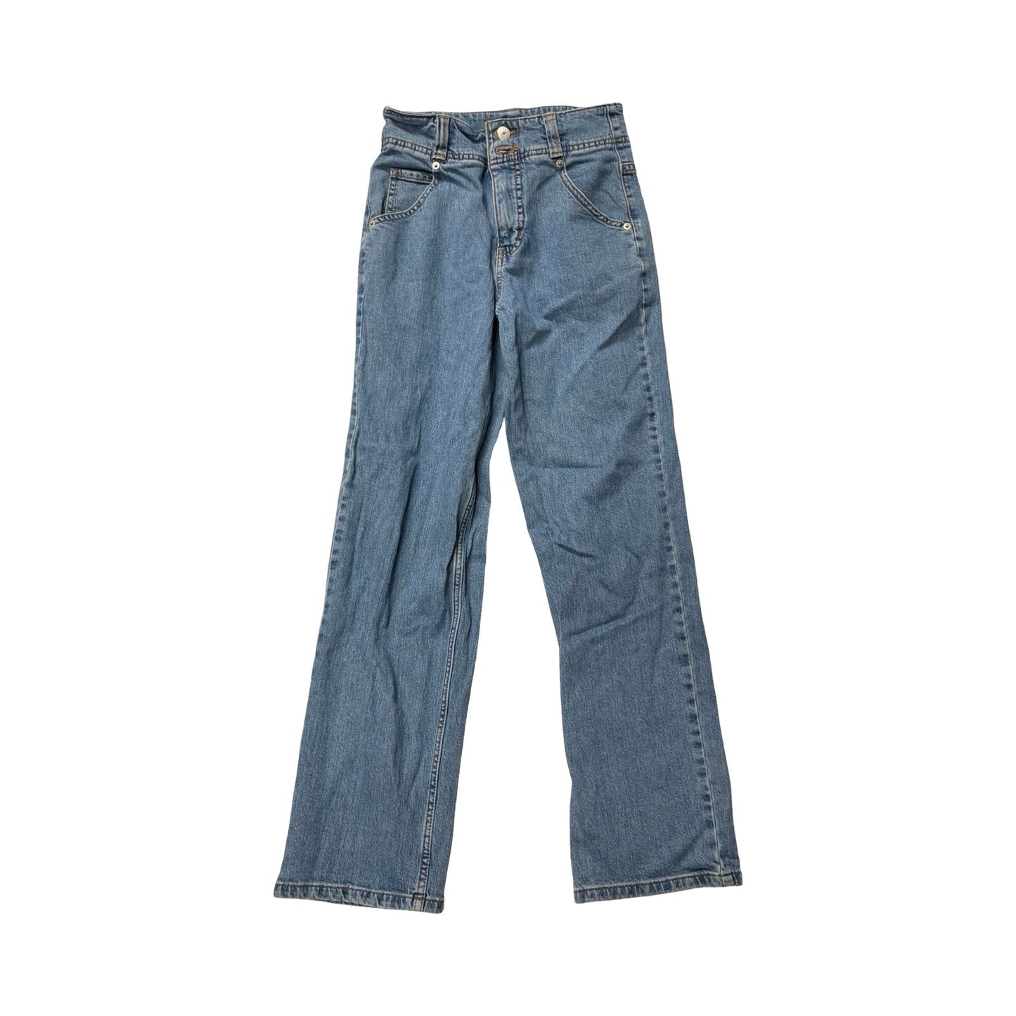 Jeans Straight By Banana Republic In Blue Denim, Size:0