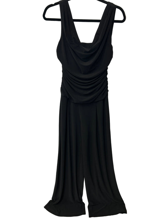 Jumpsuit By R And M Richards In Black, Size:6