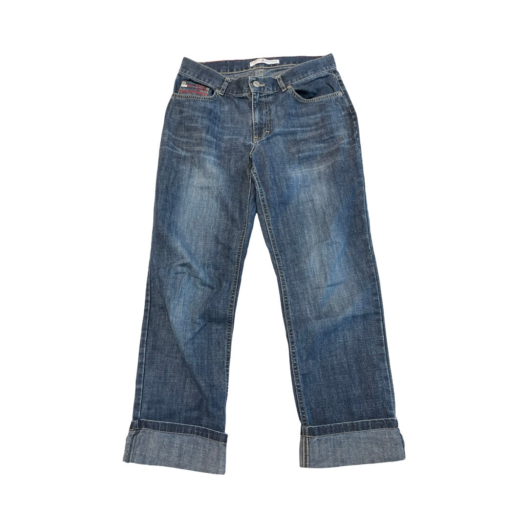 Jeans Boyfriend By Tommy Hilfiger In Blue, Size:6