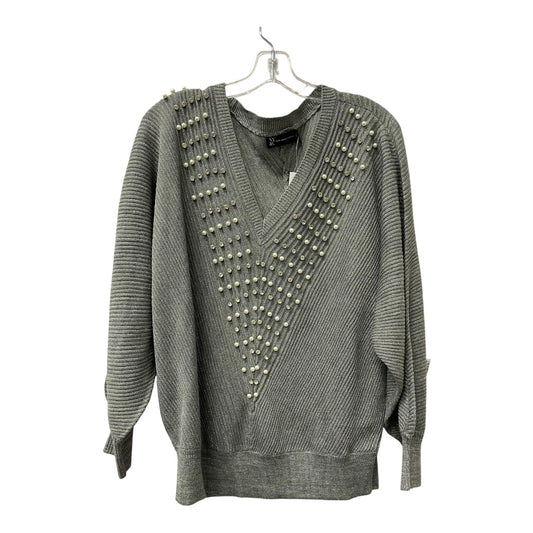 Sweater By New York And Co In Grey, Size:1X
