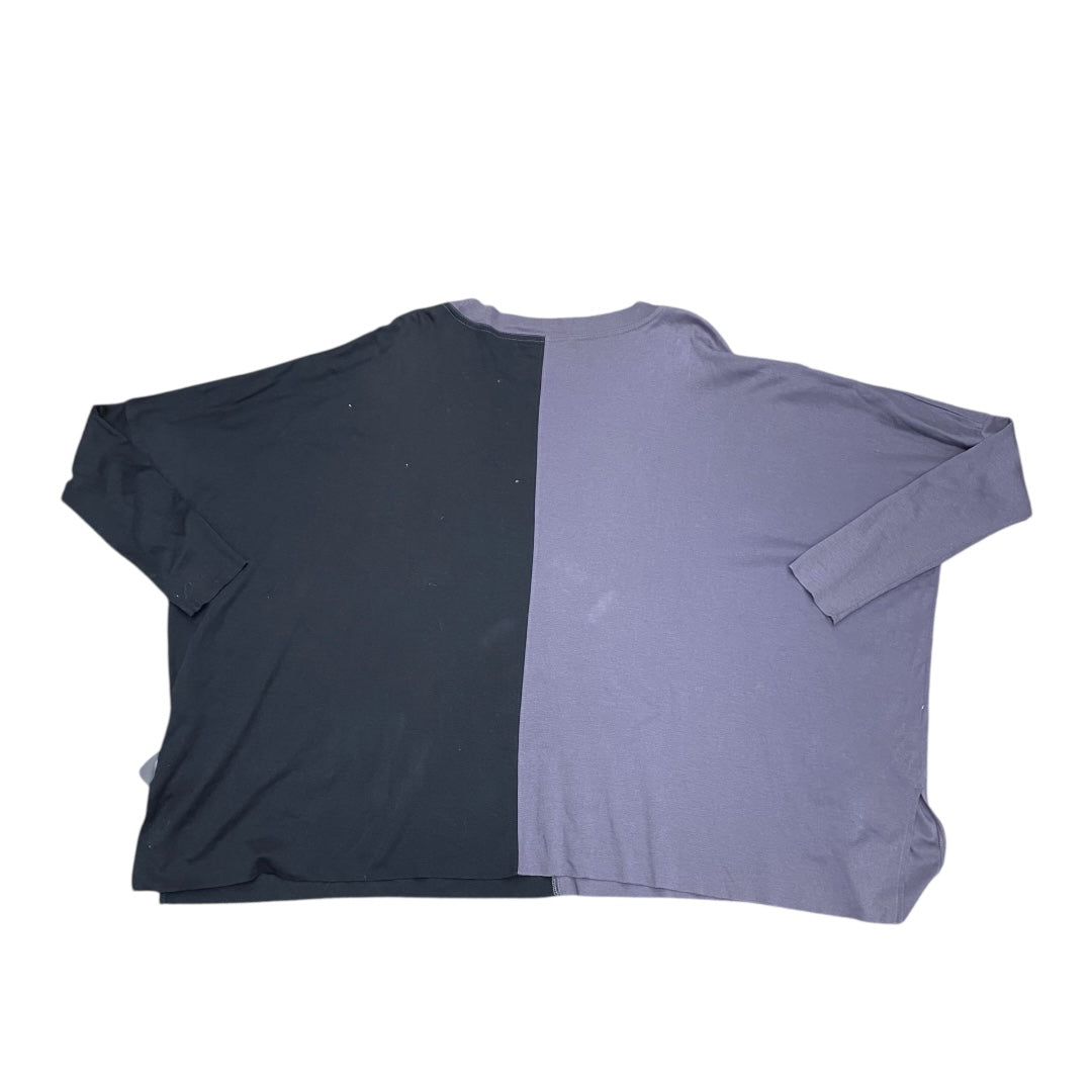 Top Ls Designer By PLANET BY LAUREN G. In Black & Grey, Size:Osfm
