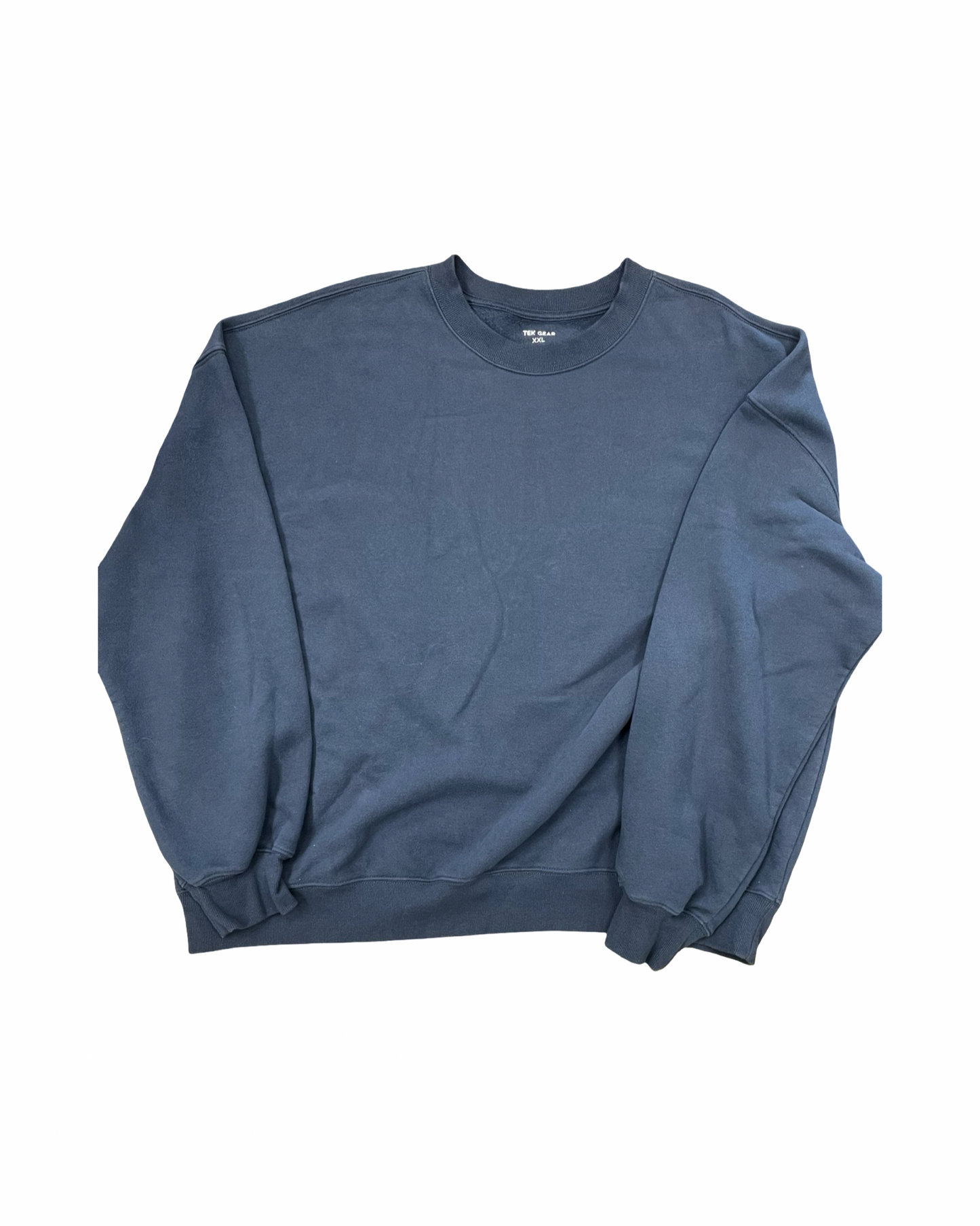 Sweatshirt Collar By Tek Gear In Blue, Size:1X