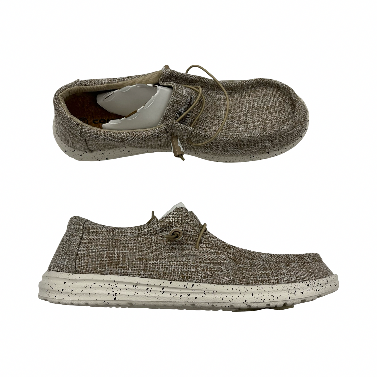 Shoes Flats By Cmf In Tan, Size:12.5