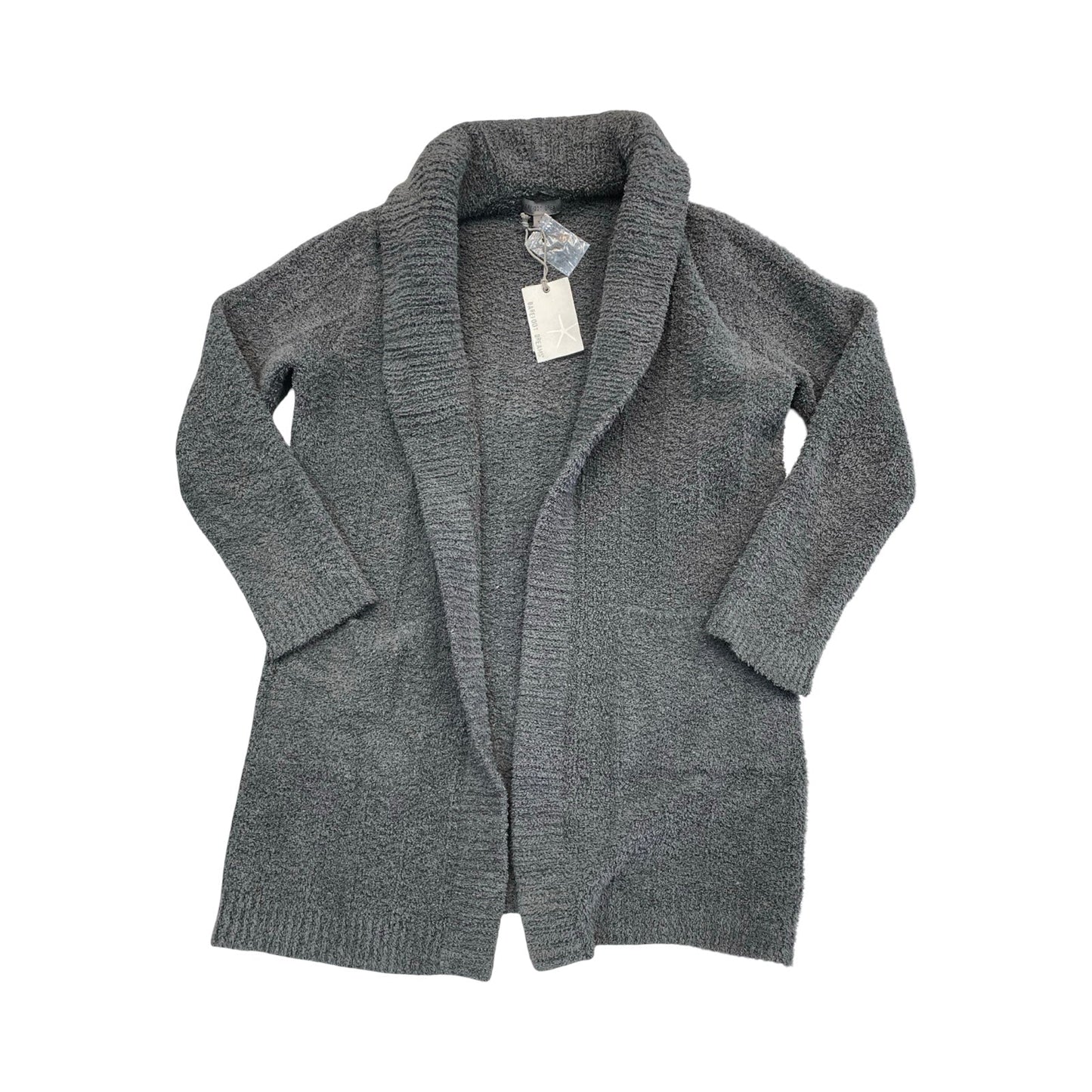 Sweater Cardigan By Barefoot Dreams In Grey, Size:S