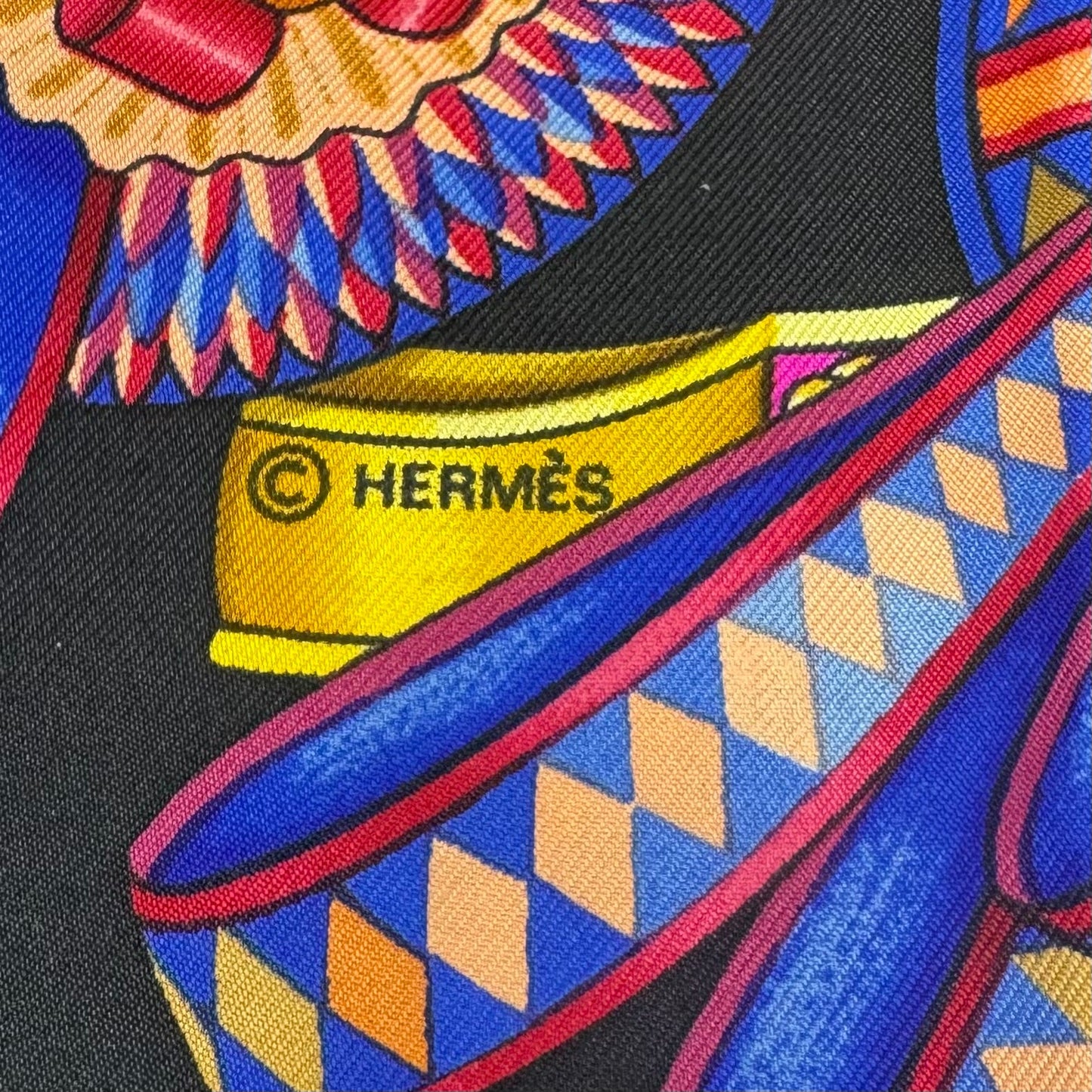 Les Rubans Du Cheval Silk Square Scarf Luxury Designer By Hermes