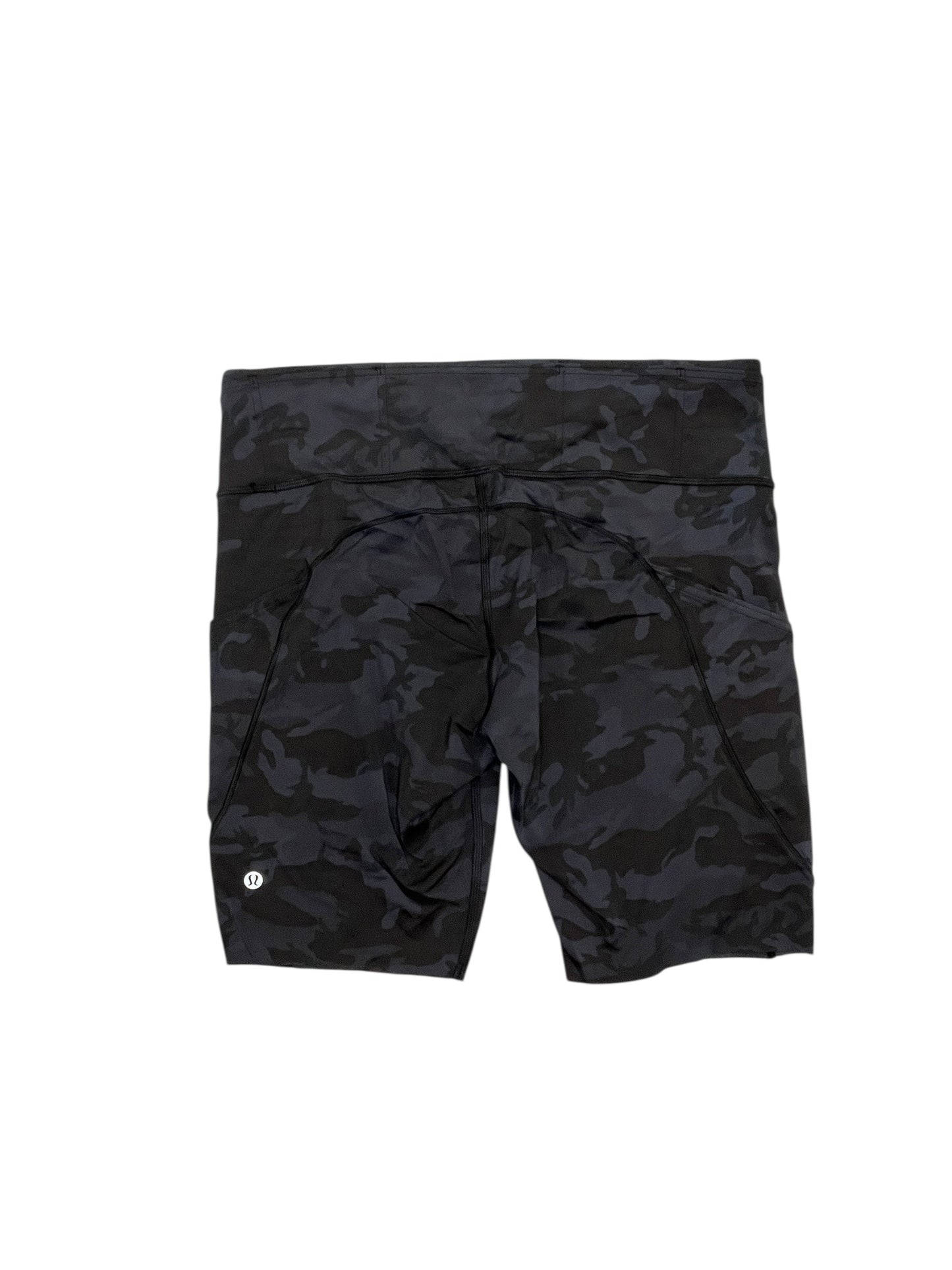 Athletic Shorts By Lululemon In Camouflage Print, Size:L