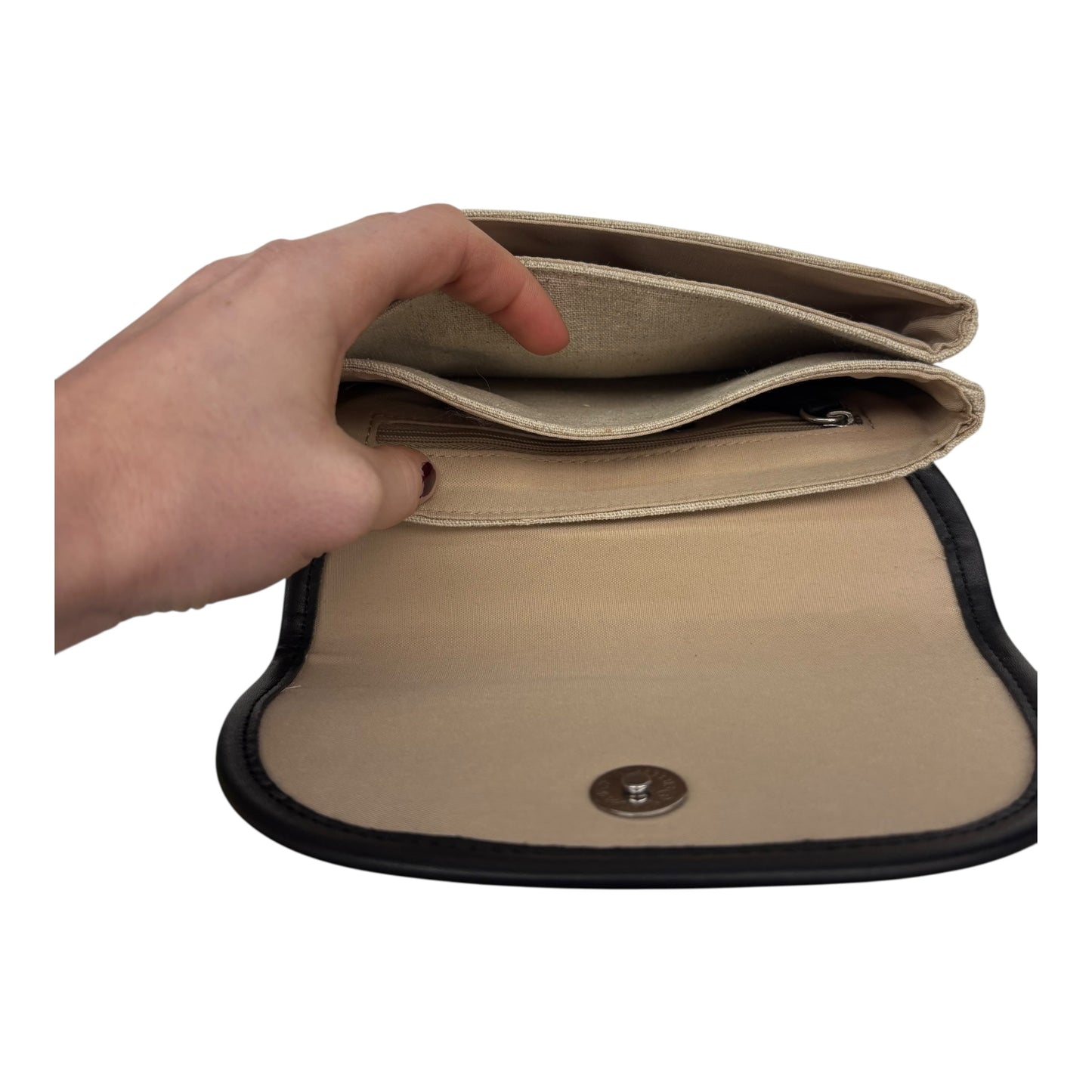 Clutch By Sam Edelman In Tan, Size:Medium