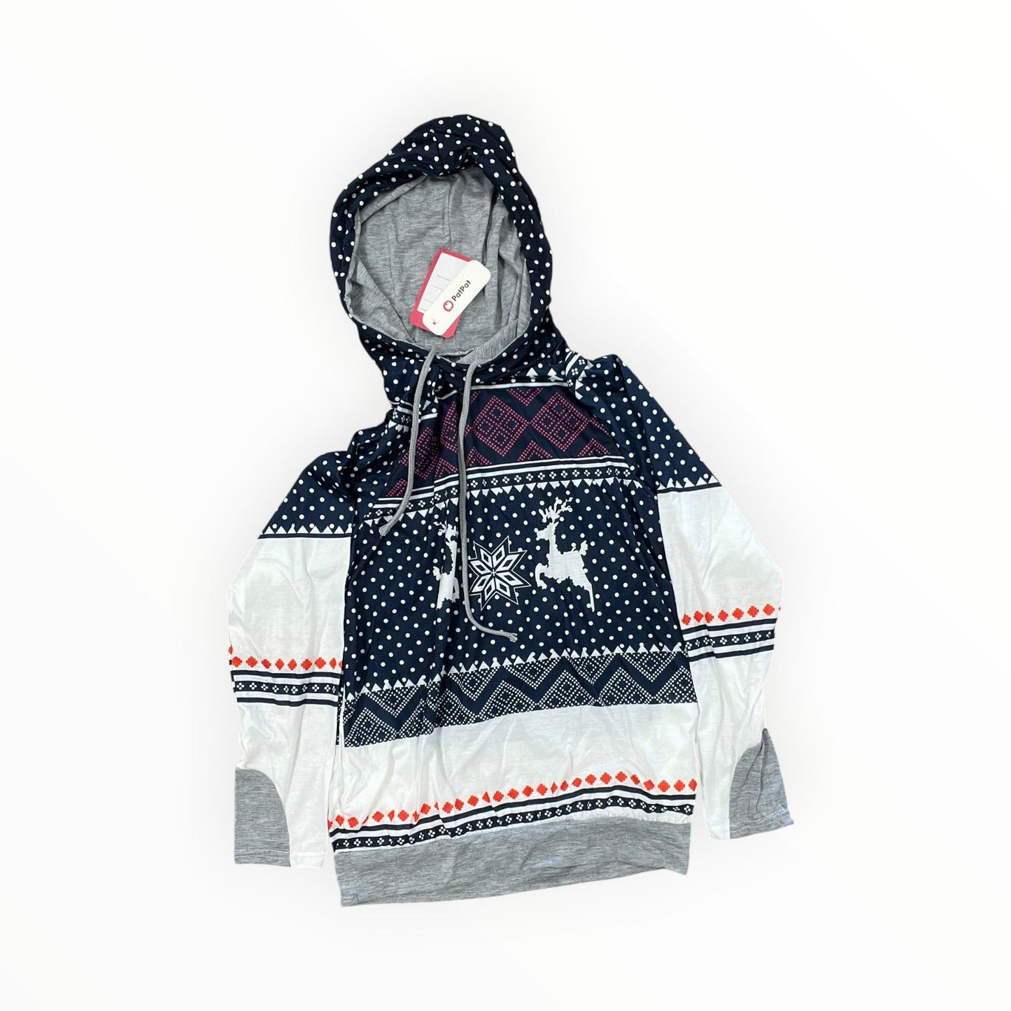 Top Ls By Clothes Mentor In Blue & White, Size:S