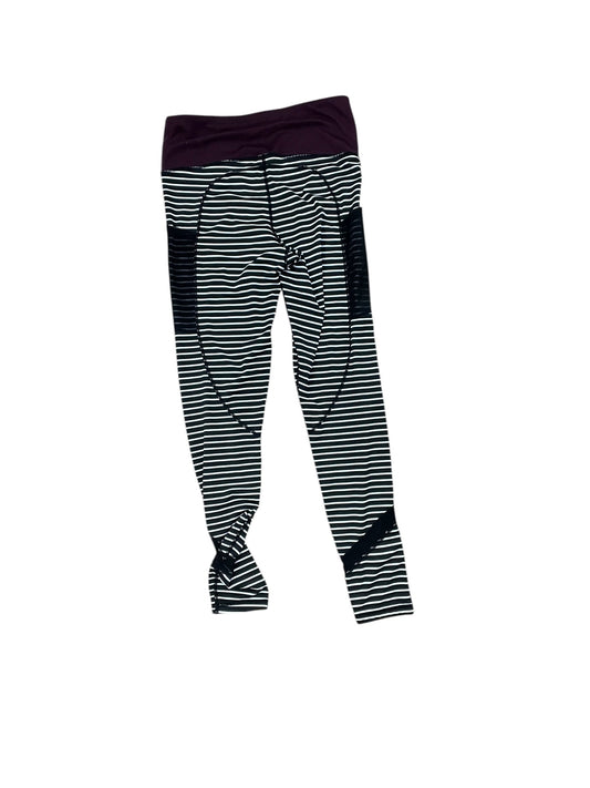 Athletic Leggings By Mono B In Black & White, Size:M