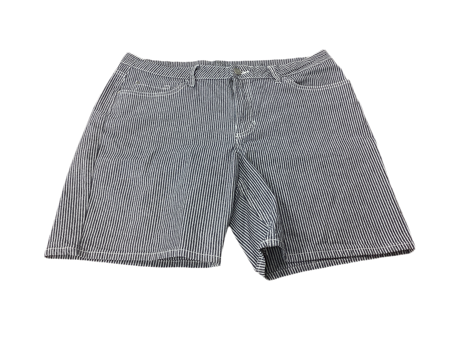 Shorts By Lee In Grey & White, Size:14