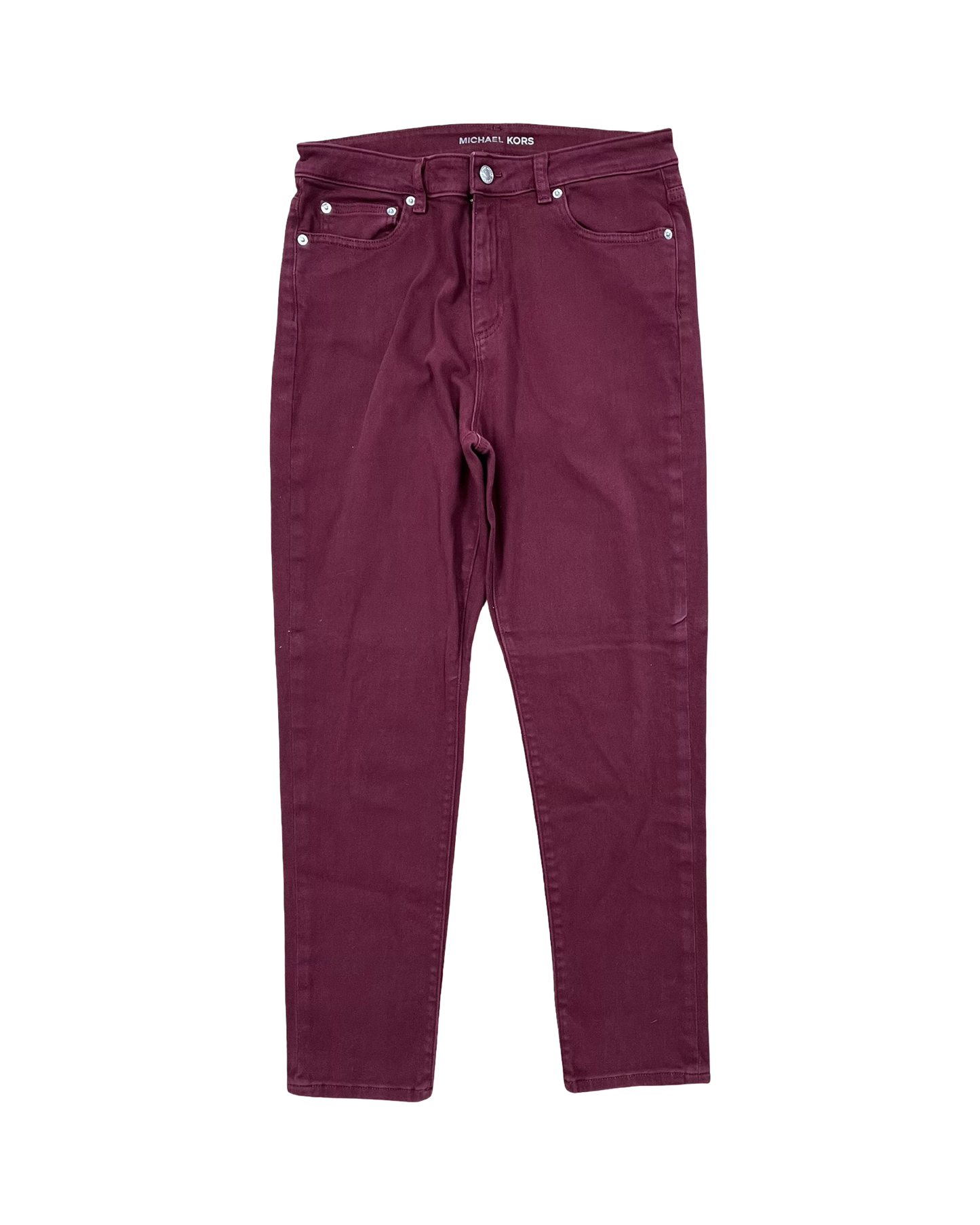 Jeans Skinny By Michael By Michael Kors In Red, Size:10