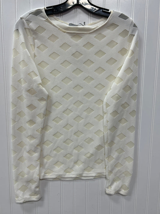 Top Ls By Bke In Cream, Size:L
