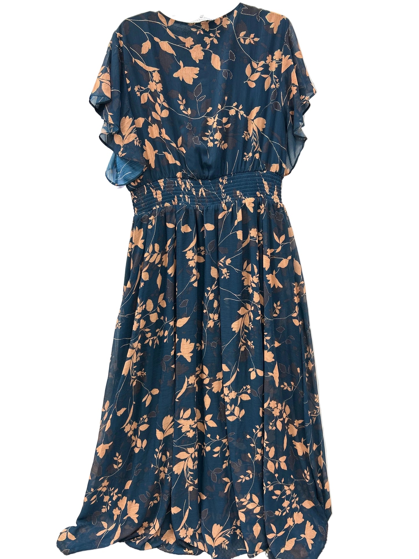 Dress Casual Maxi By Baltic Born In Teal, Size:2X