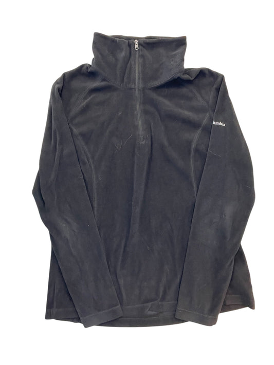 Athletic Top Ls Collar By Columbia In Black, Size:Xl