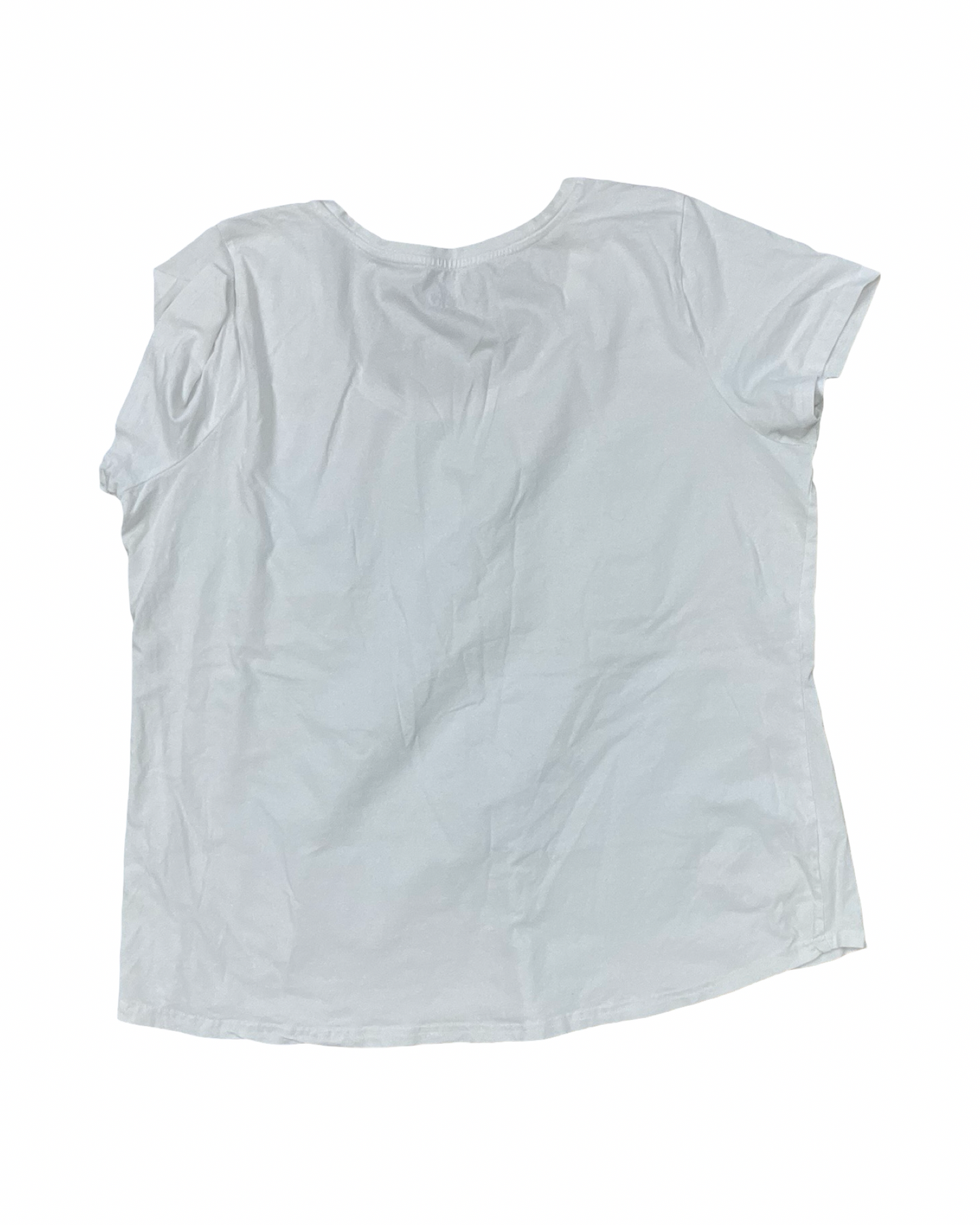 Top Ss By Clothes Mentor In White, Size:3X