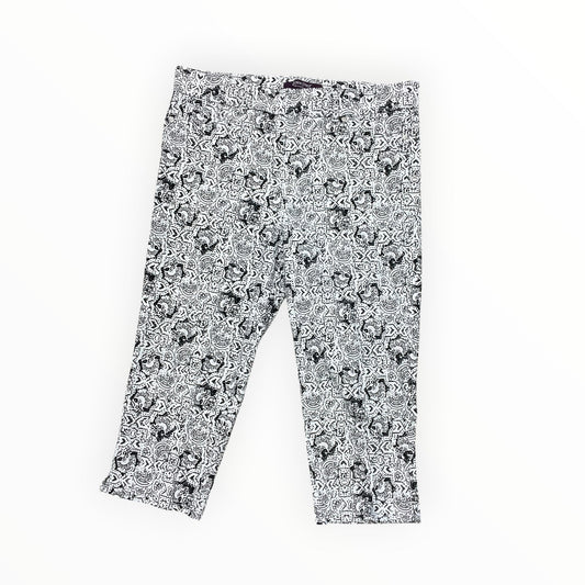 Pants Cropped By Gloria Vanderbilt In Black & White, Size:18