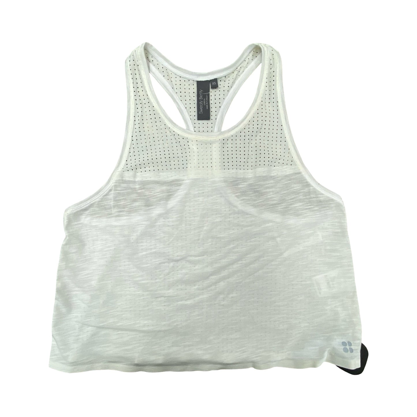 Athletic Tank Top By Sweaty Betty In White, Size:Xs