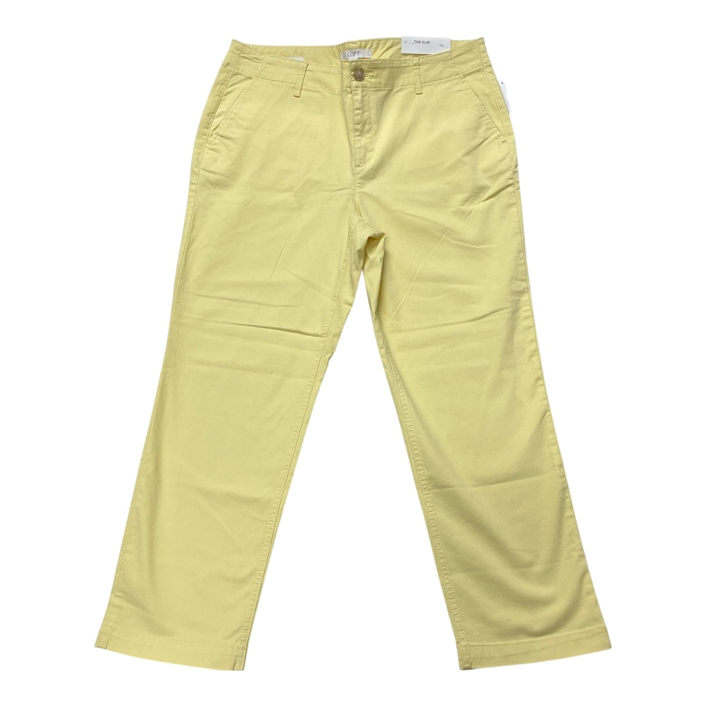 Pants Dress By Loft In Yellow, Size:12