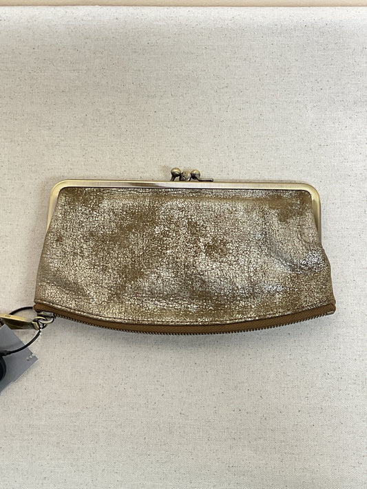 Wallet By Hobo Intl In Brown & Gold, Size:Medium
