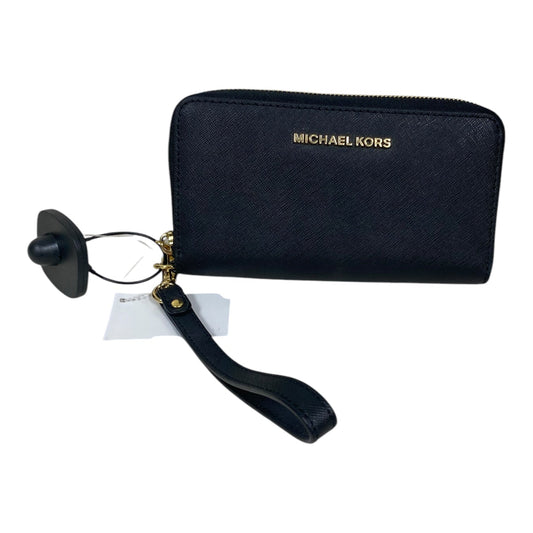 Wristlet Designer By Michael Kors In Black, Size:Small