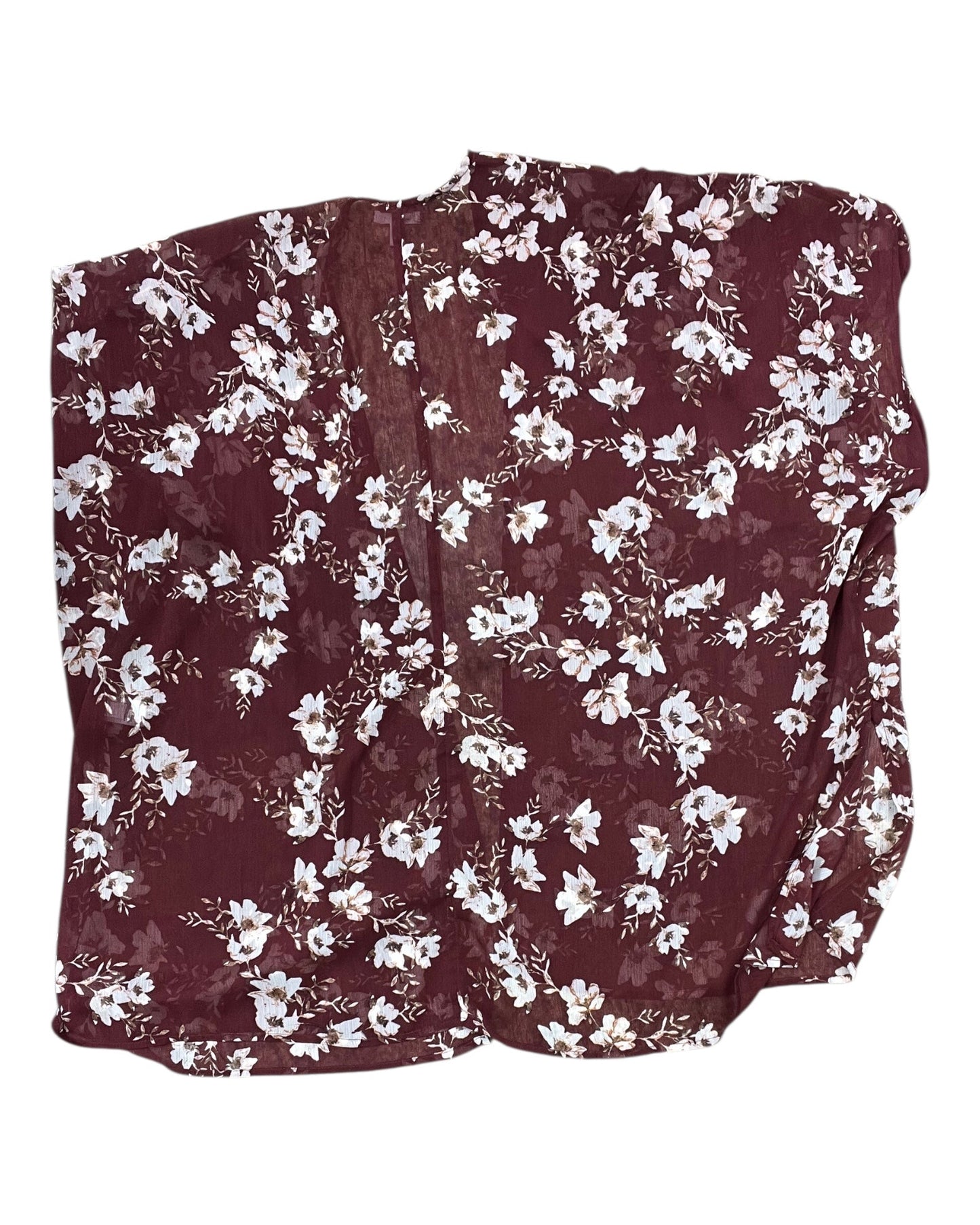 Cardigan By Maurices In Maroon, Size:Osfm