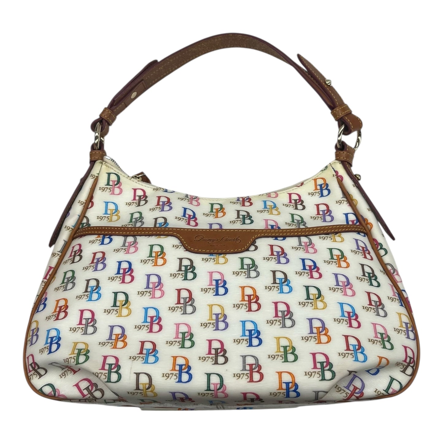 Handbag Designer By Dooney And Bourke In Nautical Print, Size:Medium
