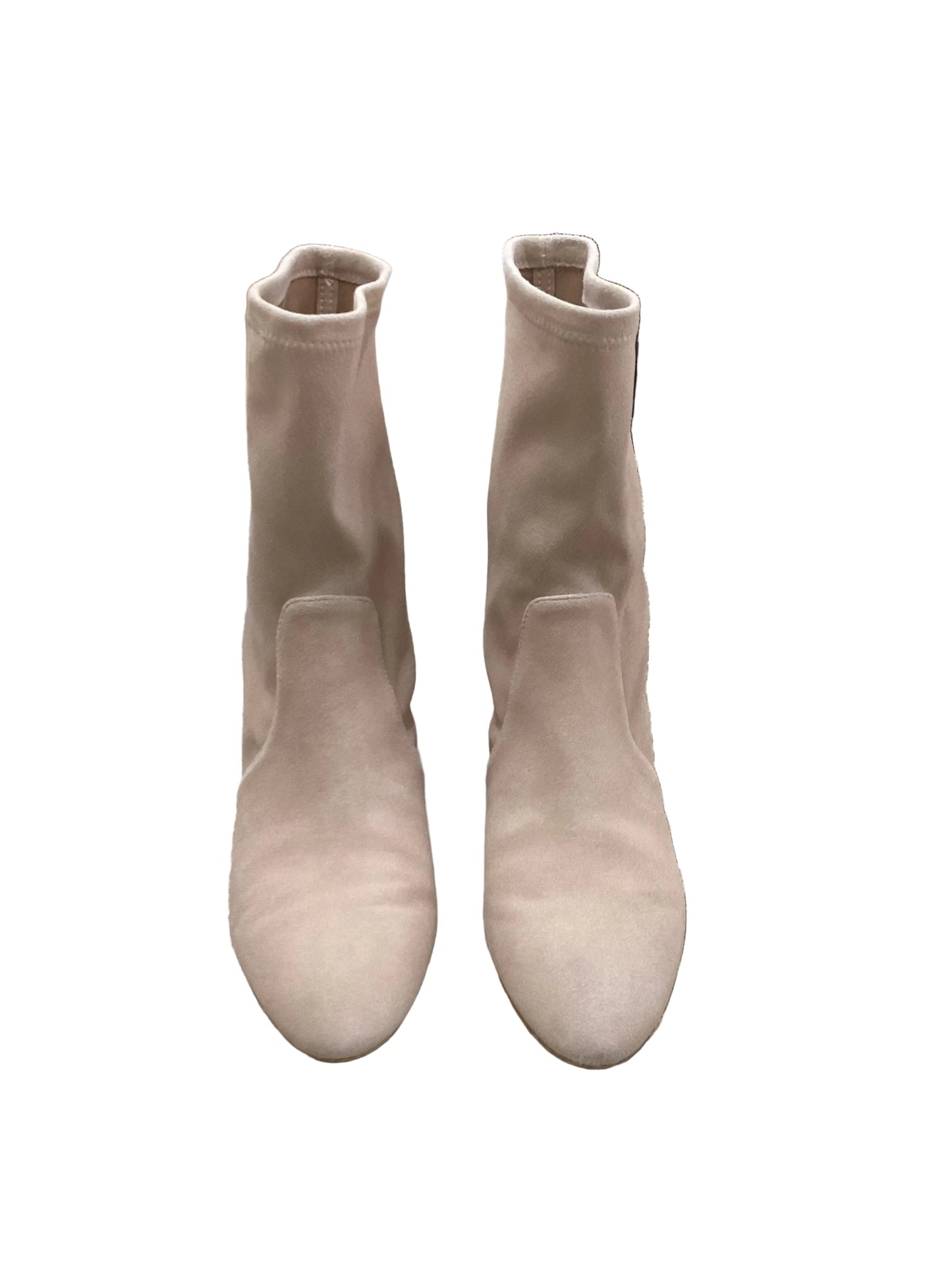Boots Designer By Stuart Weitzman In Tan, Size:7