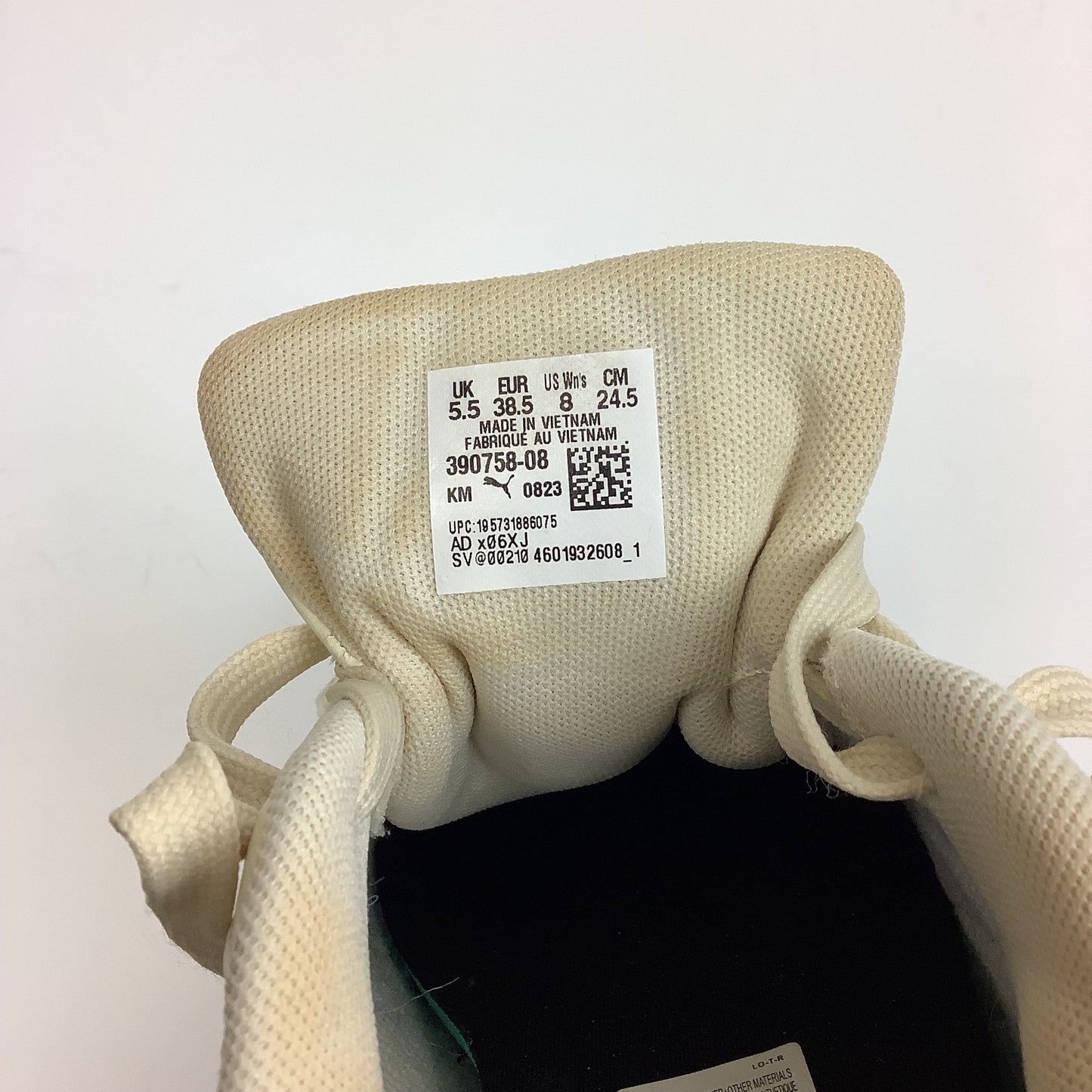 Shoes Sneakers By Puma In Black & Cream, Size: 8