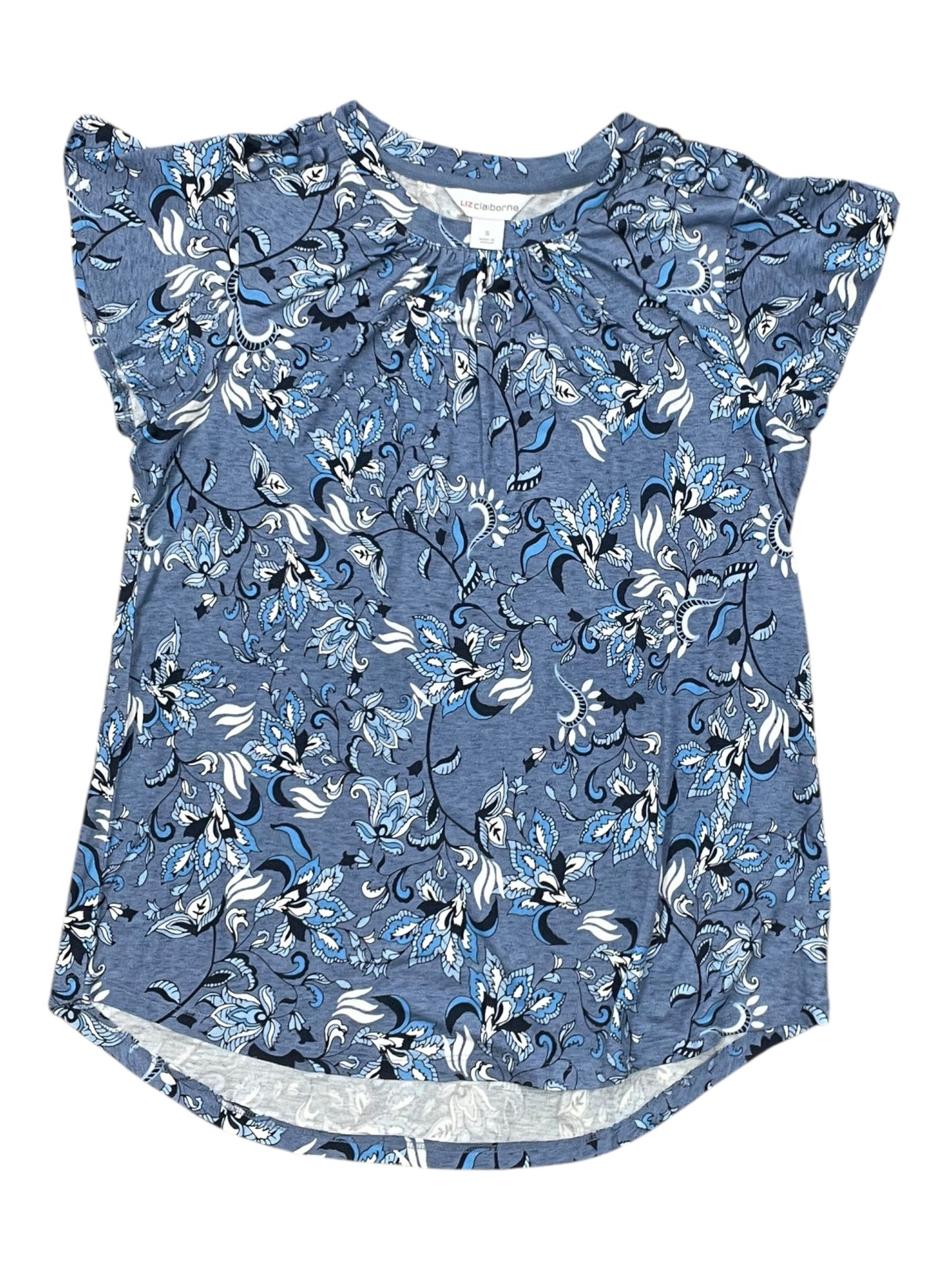 Top Ss By Liz Claiborne In Blue, Size:S