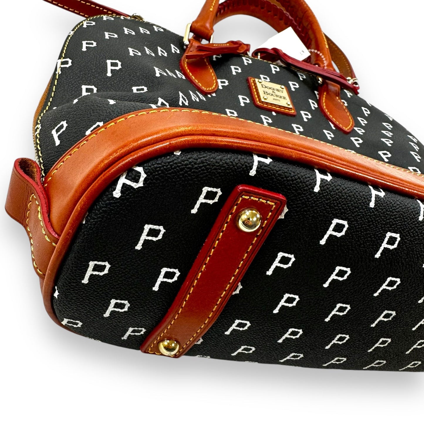 Pittsburgh Pirates Handbag Designer By Dooney And Bourke, Size: Medium