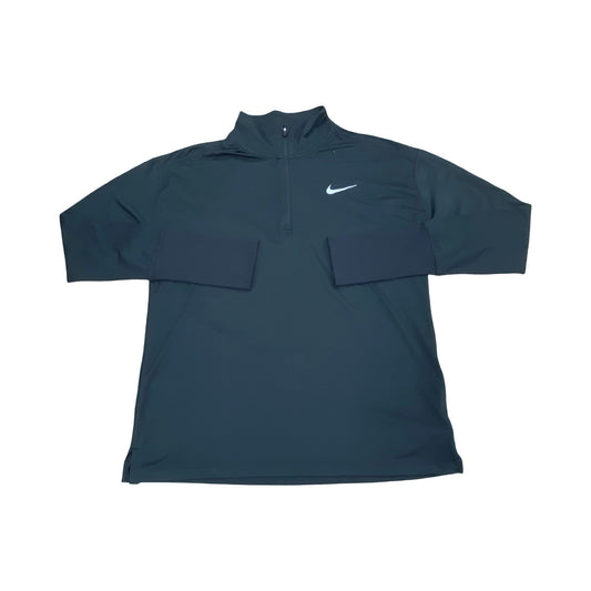 Athletic Top Ls Collar By Nike In Black, Size:S