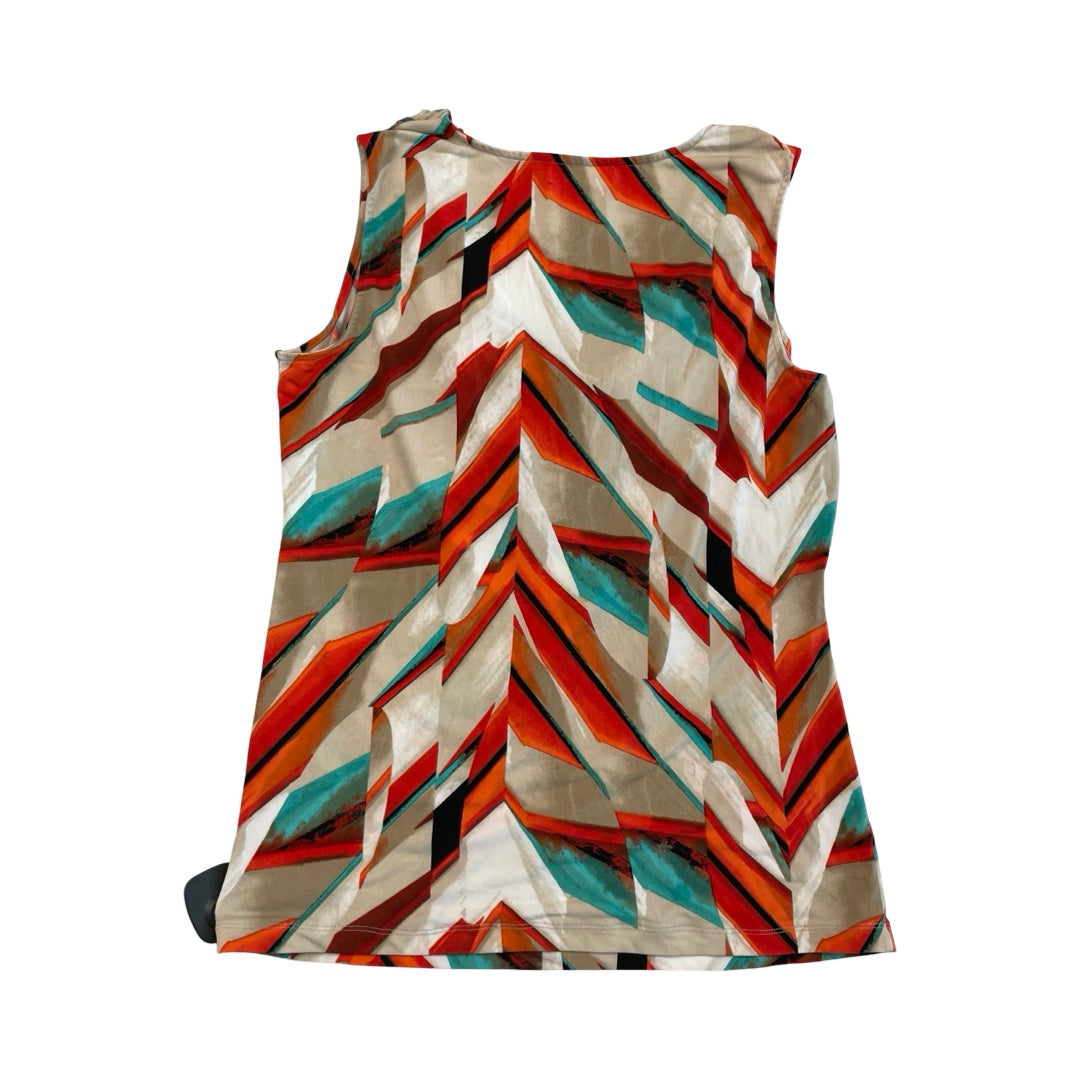 Top Sleeveless By Calvin Klein In Multi, Size:M