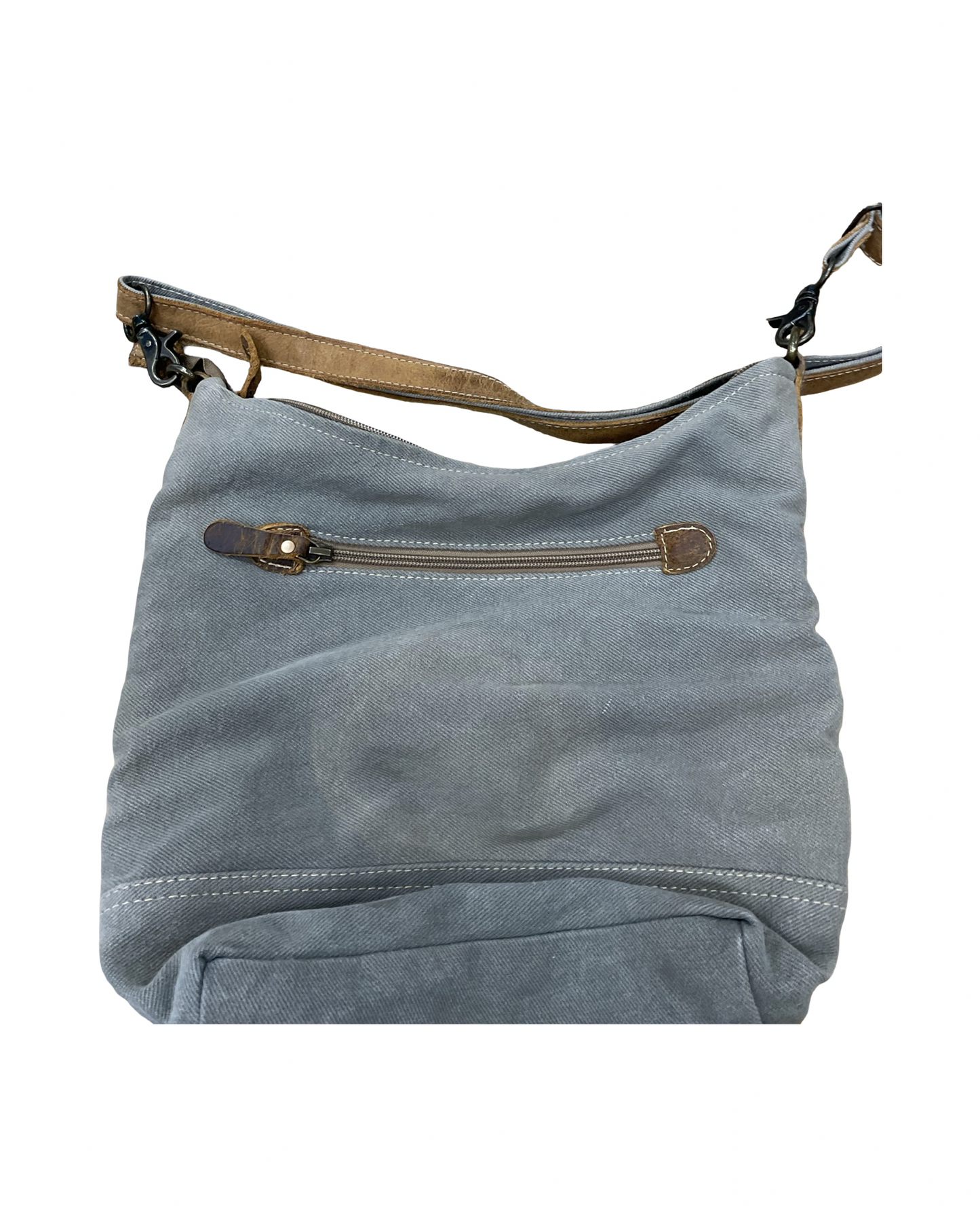 Crossbody By Myra In Blue & Grey, Size:Medium