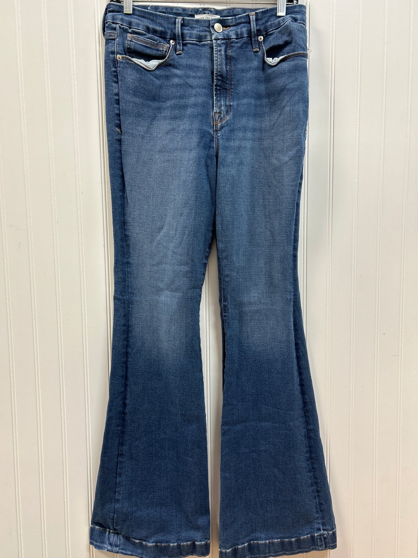 Jeans Flared By Good American In Blue, Size:10