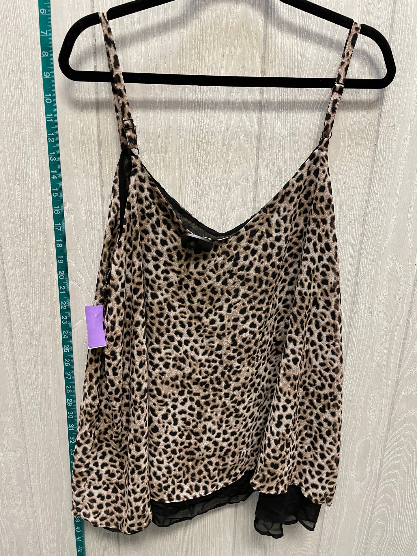 Animal Print Blouse Sleeveless Torrid, Size 2x