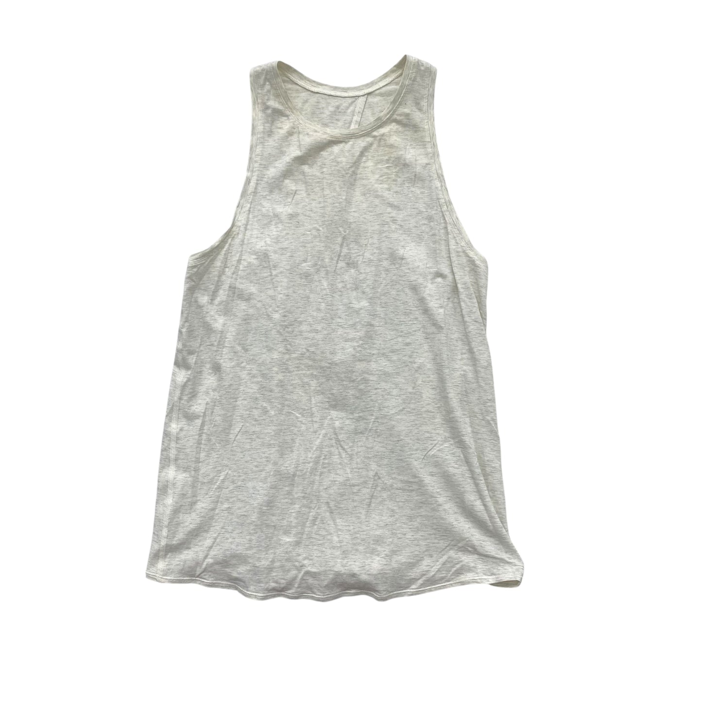 Athletic Tank Top By Lululemon In Ivory, Size:L