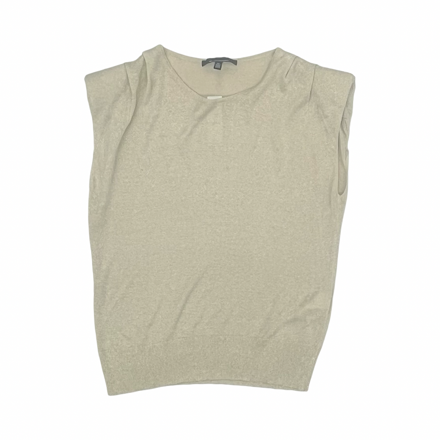 Top Sleeveless By White House Black Market In Tan, Size:Xl