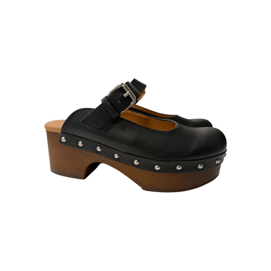 Shoes Heels Block By Anthropologie In Black, Size:7.5