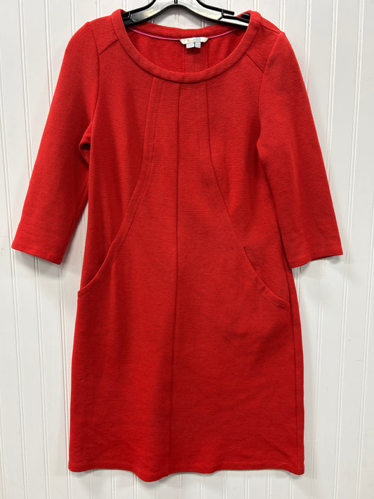 Dress Work By Boden In Red, Size:8