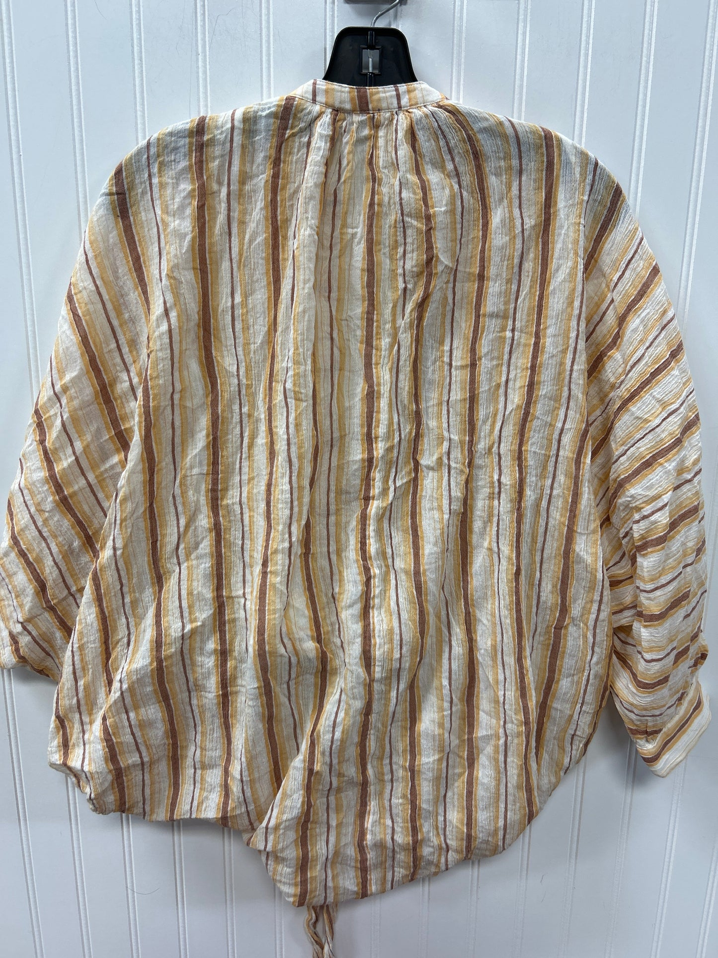 Top Ls By Anthropologie In Brown & Cream, Size:S