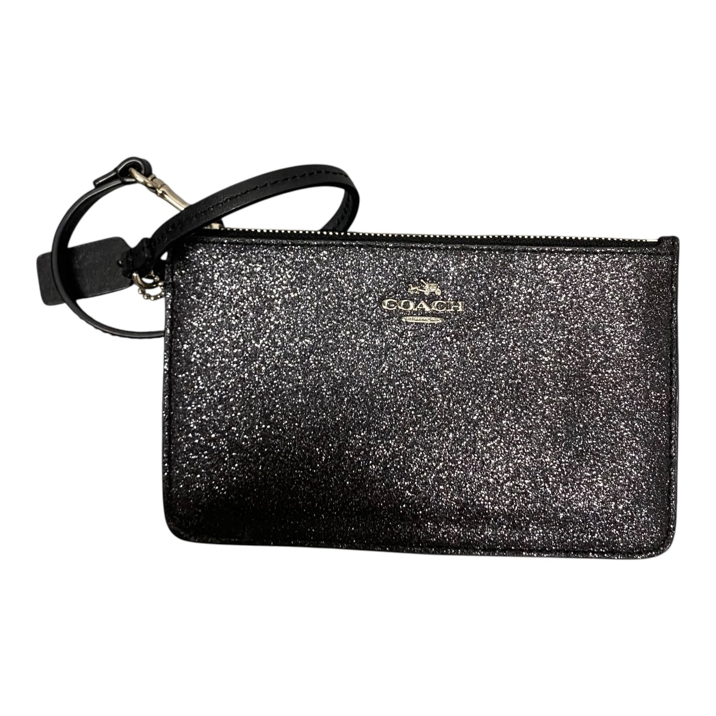 Wristlet Designer By Coach In Black, Size:Medium