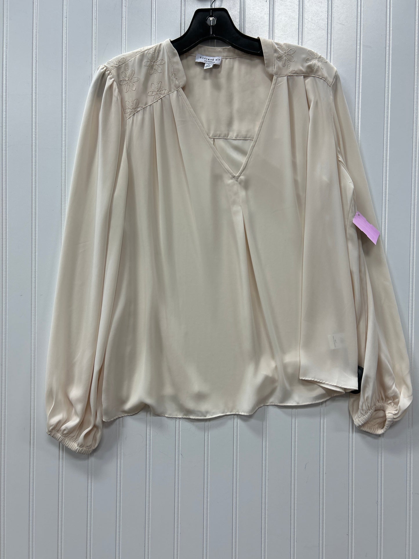 Top Ls By Current Air In Cream, Size:M