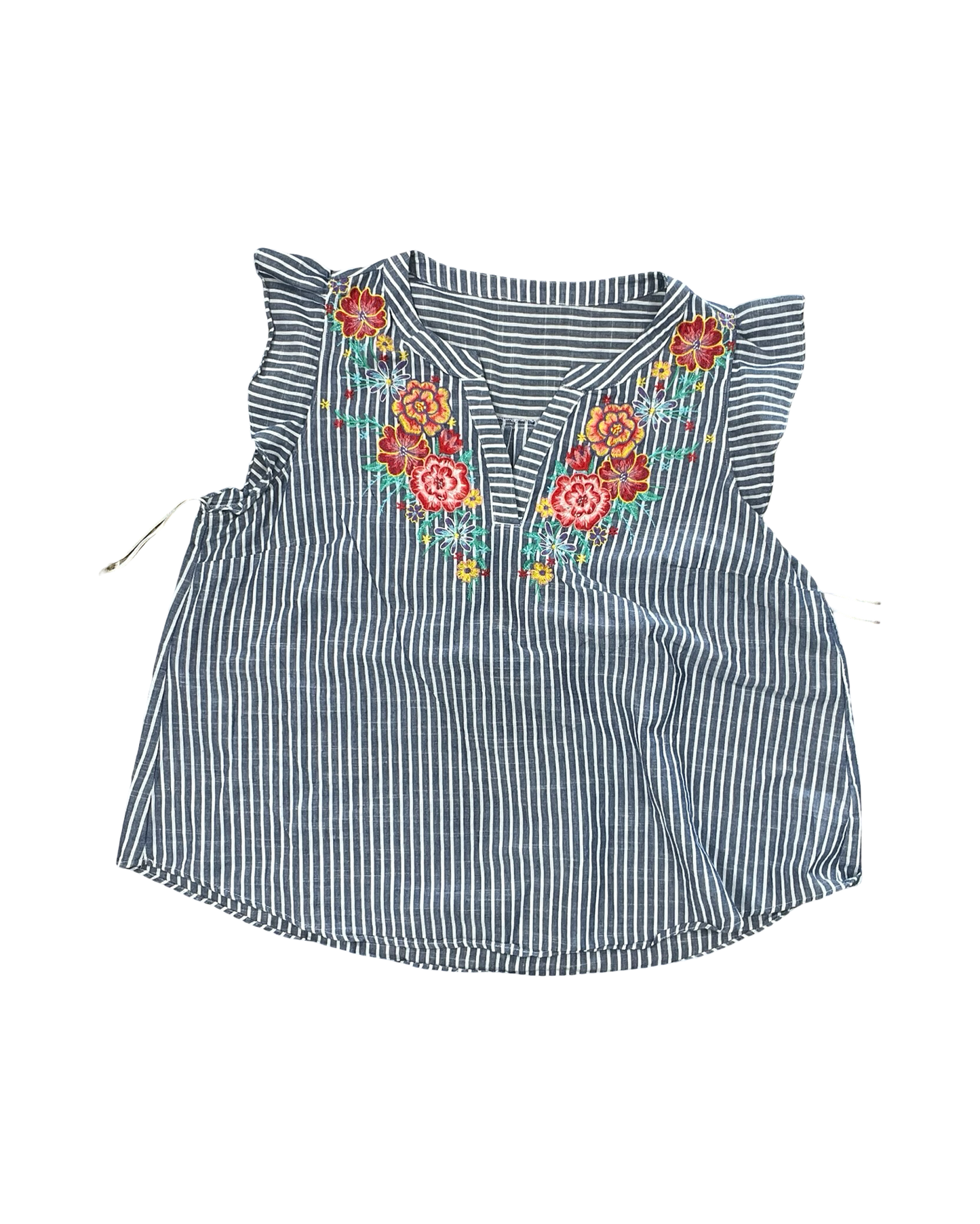 Top Sleeveless By Clothes Mentor In Blue, Size:2X