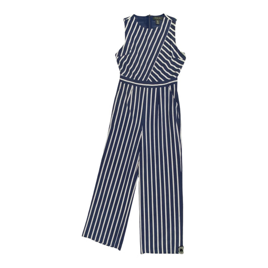 Jumpsuit By Tahari By Arthur Levine In Striped Pattern, Size:6