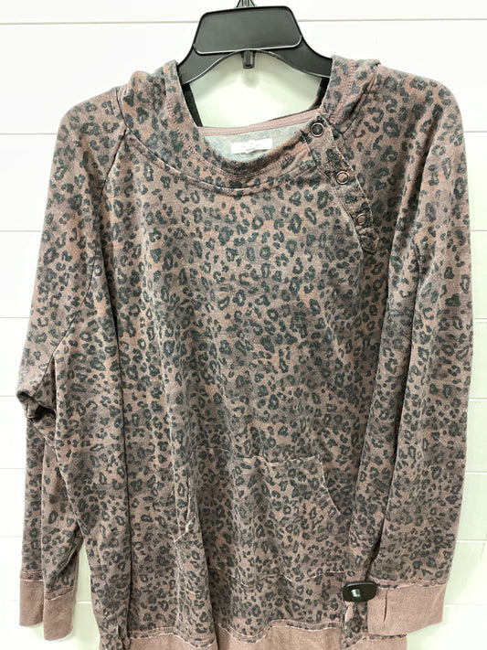 Top Ls By Maurices In Animal Print, Size:4X