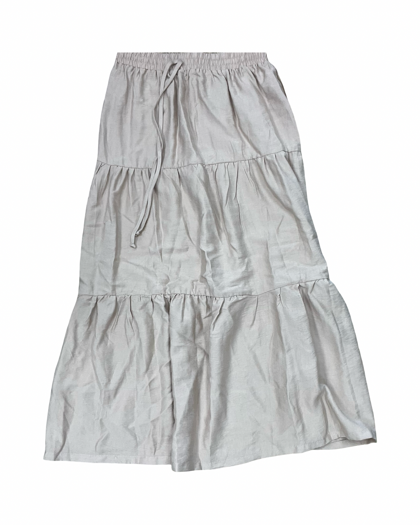 Skirt Maxi By Clothes Mentor In Tan, Size:M