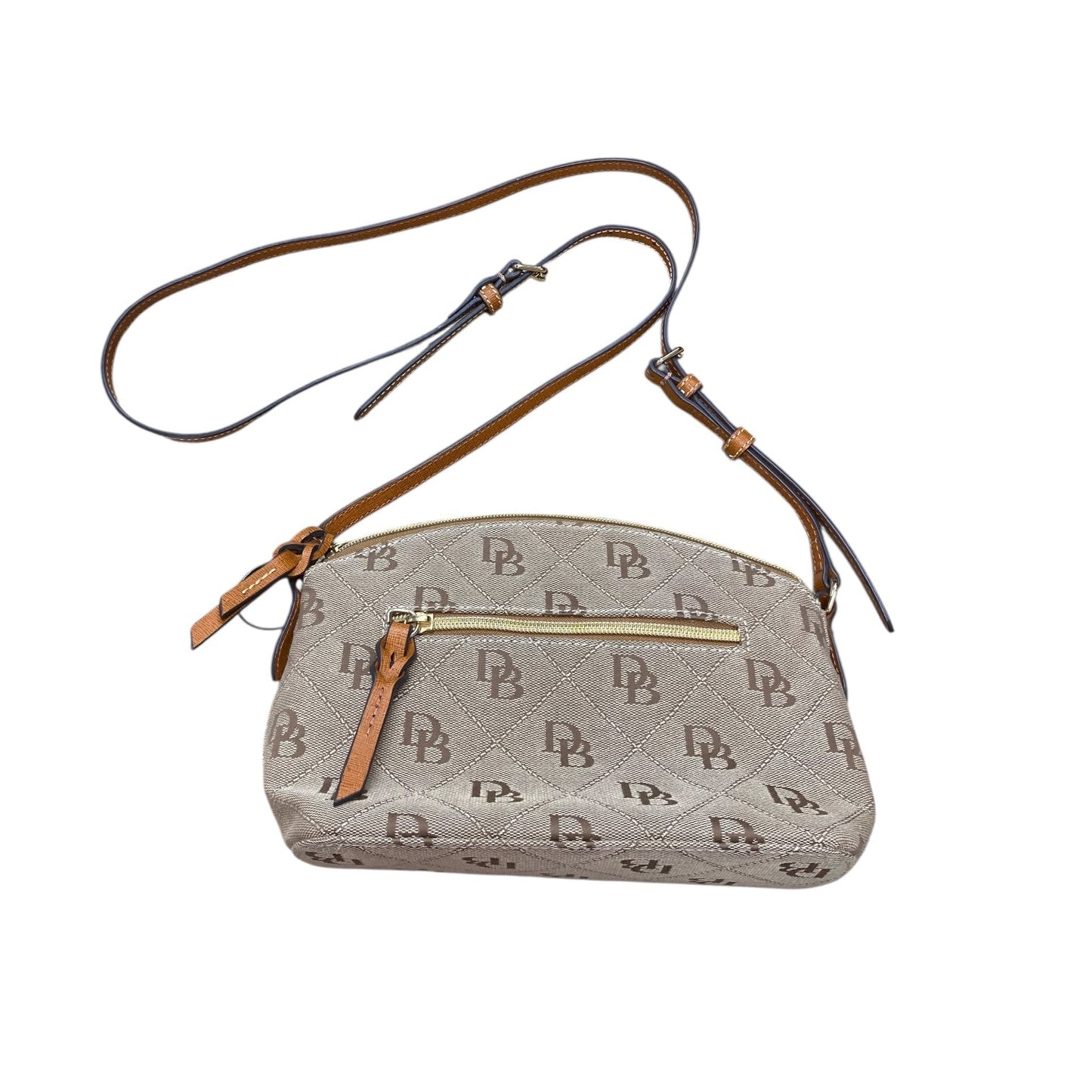 Handbag Designer By Dooney And Bourke In Brown, Size:Small