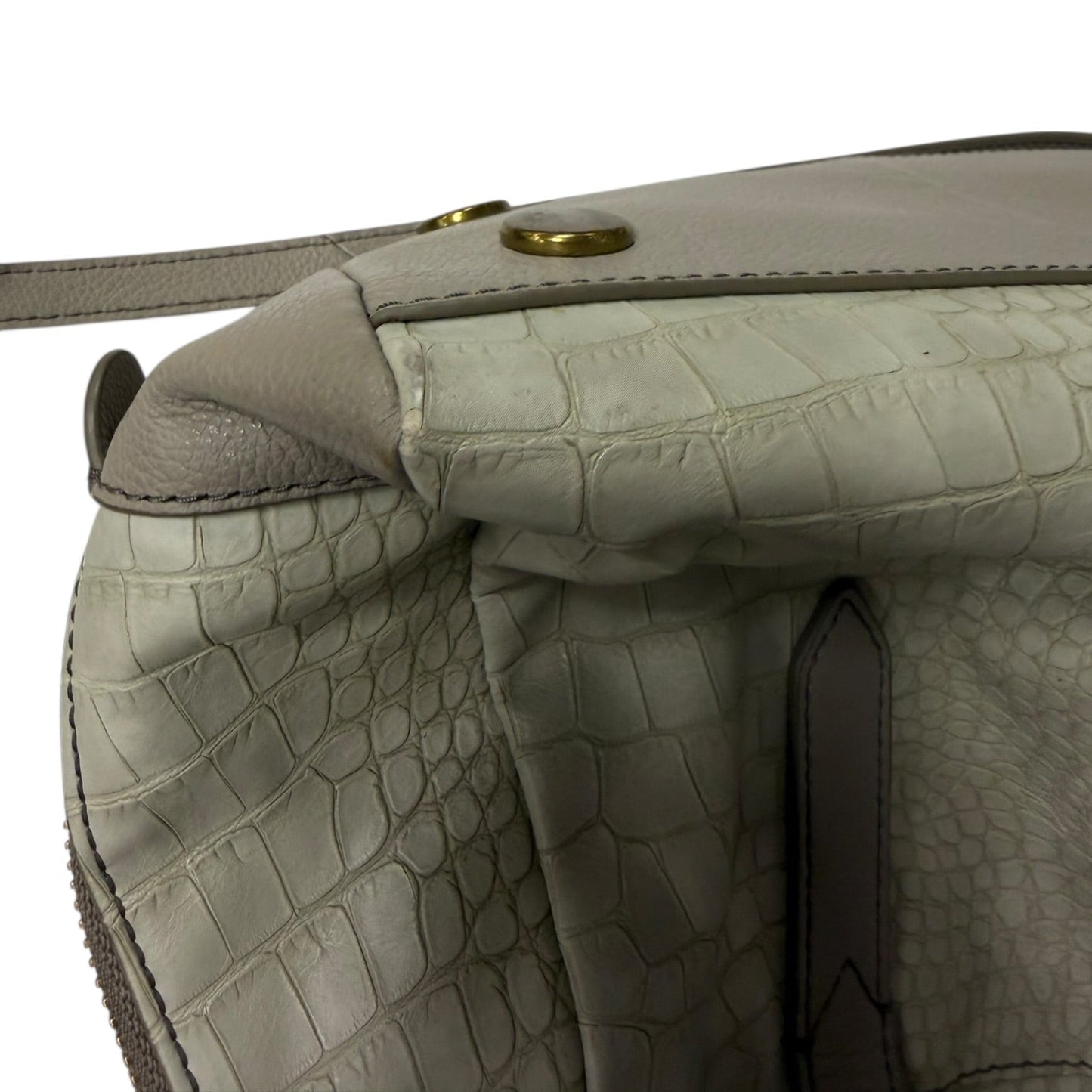 Handbag By Fossil In Taupe, Size:Medium