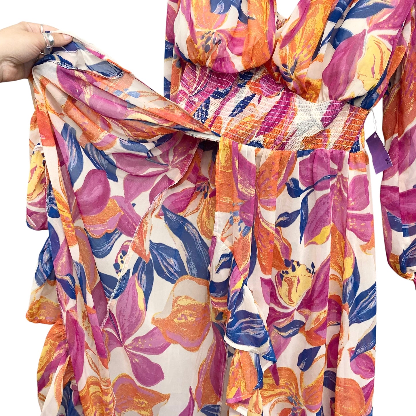 Coverup Casual Midi By Ashley Stewart In Multi, Size:Xl